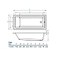 Ванна прямокутна Koller Pool Cube Line 170х80 CUBELINE170X80