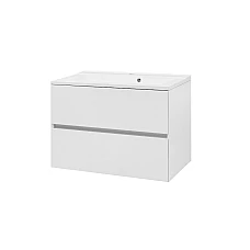 Тумба з умивальником Koller Pool NEON CUBE 800 GLR 80 біла