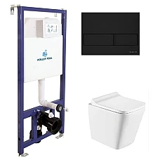 Інсталяція Koller Pool Dune 1200SL з унітаз Trend з кнопкою змиву KP-226-017