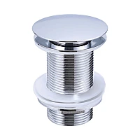 Донний клапан для умивальника без переливу Koller Pool хром