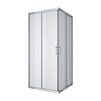Душова кабіна розсувна, квадратна Dakota 900*900*1850мм, chrome, cкло 5мм, clear