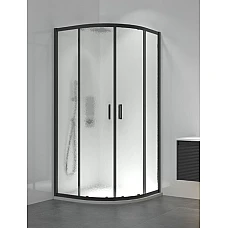 Душова кабіна Koller Pool Line ARC 90x90 матове скло, чорний матовий