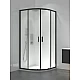 Душевая кабина Koller Pool Line ARC 90x90 матовое стекло, черный матовый