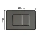 CUBE M панель змиву polished aluminum