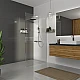 Нерухома стінка Walk-IN 1000х2000мм chrome, скло 8мм clear