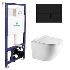 Інсталяція Koller Pool Dune 1200SL з унітазом ROUND з кнопкою змиву KP-226-017