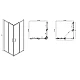 Душевая кабина Koller Pool Line CUBE 90x90 матовое стекло, хром