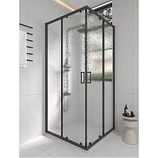 Душова кабіна Koller Pool Line CUBE 90x90 матове скло, чорний матовий