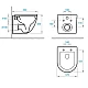 Инсталляция Koller Pool Dune 1200SL + Kvadro Arc панель смыва + подвесной унитаз Round Smart с сиденьем Soft-close (смыв Tornado 3.0)