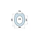 Сидения для унитаза Koller Pool Orion Oval S C5