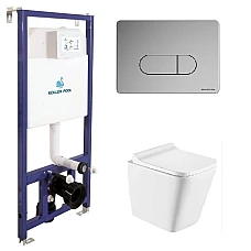 Інсталяція Koller Pool Dune 1200SL з унітазом Trend з кнопкою змиву KP-228-002