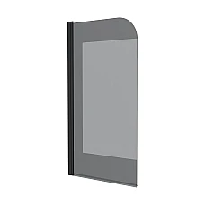 Шторка на ванну одноелементна Koller Pool Dakota скло тоноване 80х140 чорний