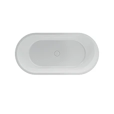 Ванна отдельностоящая Koller Pool PureLine 160x80 белый/черный матовый с сифоном