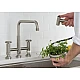 Смеситель кухонный Kraus Urbix KPF-3125SFS нержавеющая сталь