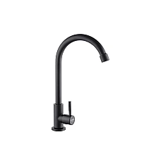 Кран на одну воду Kroner KRP Edelstahl Klassisch - SCH098 чорний