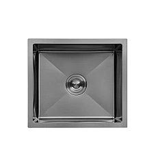 Кухонная мойка Kroner KRP Schwarze - 4843HM PVD