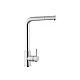 Змішувач для кухні з висувним виливом Kroner KRP Edelstahl Klassisch - ESG03917