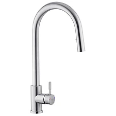 Змішувач для кухні з висувним виливом Kroner KRP Edelstahl Klassisch - ESG03915