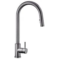 Змішувач для кухні з висувним виливом Kroner KRP Edelstahl Klassisch - PVD03915