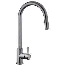 Смеситель для кухни с выдвижным изливом Kroner KRP Edelstahl Klassisch - PVD03915