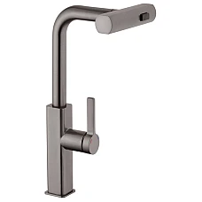 Смеситель для кухни с выдвижным изливом Kroner KRP Edelstahl Klassisch - PVD03918