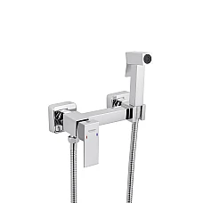 Набір для гігієнічного душу із змішувачем Kroner KRP Edelstahl Kubus - CHR052