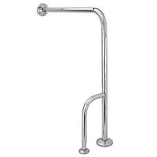 Поручень Laris напольный с упором 42002010 (левый)