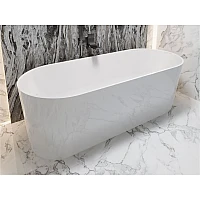 Ванна окремостояча MIRAGGIO PROVIDENCE Miramarble 170x70 біла глянцева