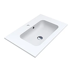 Умивальник MIRAGGIO DELLA 700 MIRASOFT білий матовий