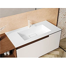 Умивальник MIRAGGIO ERICA 1000 Miramarble білий глянцевий