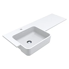 Умывальник MIRAGGIO FONTANA L MIRASOFT белый матовый