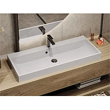 Умивальник MIRAGGIO VARNA 1000 Miramarble білий глянцевий