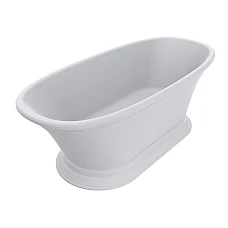 Ванна окремостояча MIRAGGIO ANASTASIA Miramarble Matt 175x80 біла матова