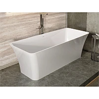 Ванна окремостояча MIRAGGIO BONITA Miramarble 180x75 біла глянцева