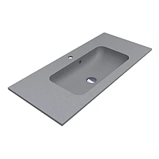 Умывальник MIRAGGIO DELLA 1000 MIRASTONE серый матовый