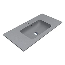 Умывальник MIRAGGIO DELLA 900 MIRASTONE серый матовый