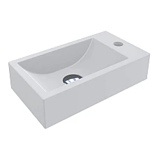 Умивальник MIRAGGIO FARO L Miramarble білий матовий