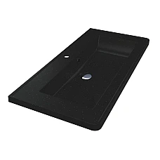 Умывальник MIRAGGIO TRES MIRASTONE черный матовый