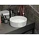 Умивальник MIRAGGIO BERGAMO Miramarble білий глянцевий
