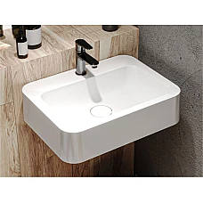 Умивальник MIRAGGIO KELLEY Miramarble білий глянцевий