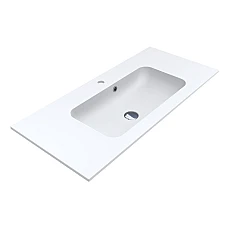 Умивальник MIRAGGIO DELLA 1000 MIRASOFT білий матовий