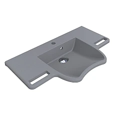 Умывальник MIRAGGIO KRAKOW MIRASTONE серый матовый