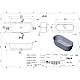 Ванна отдельностоящая MIRAGGIO SIENA Miramarble Matt 180x80 белая матовая