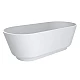 Ванна отдельностоящая MIRAGGIO SIENA Miramarble Matt 180x80 белая матовая