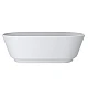 Ванна отдельностоящая MIRAGGIO SIENA Miramarble Matt 180x80 белая матовая