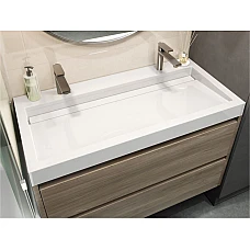 Умивальник MIRAGGIO AGNESS 1000 Miramarble білий глянцевий