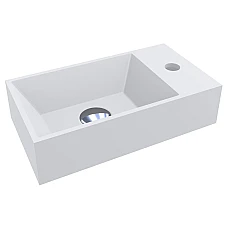 Умивальник MIRAGGIO COPPER 400 Miramarble білий матовий