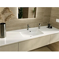 Умивальник MIRAGGIO DELLA 1800 Miramarble білий глянцевий