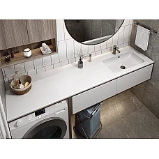 Умивальник MIRAGGIO DELLA 1900 R Miramarble білий глянцевий