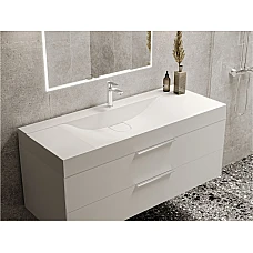 Умивальник MIRAGGIO FLY 1200 Miramarble білий глянцевий